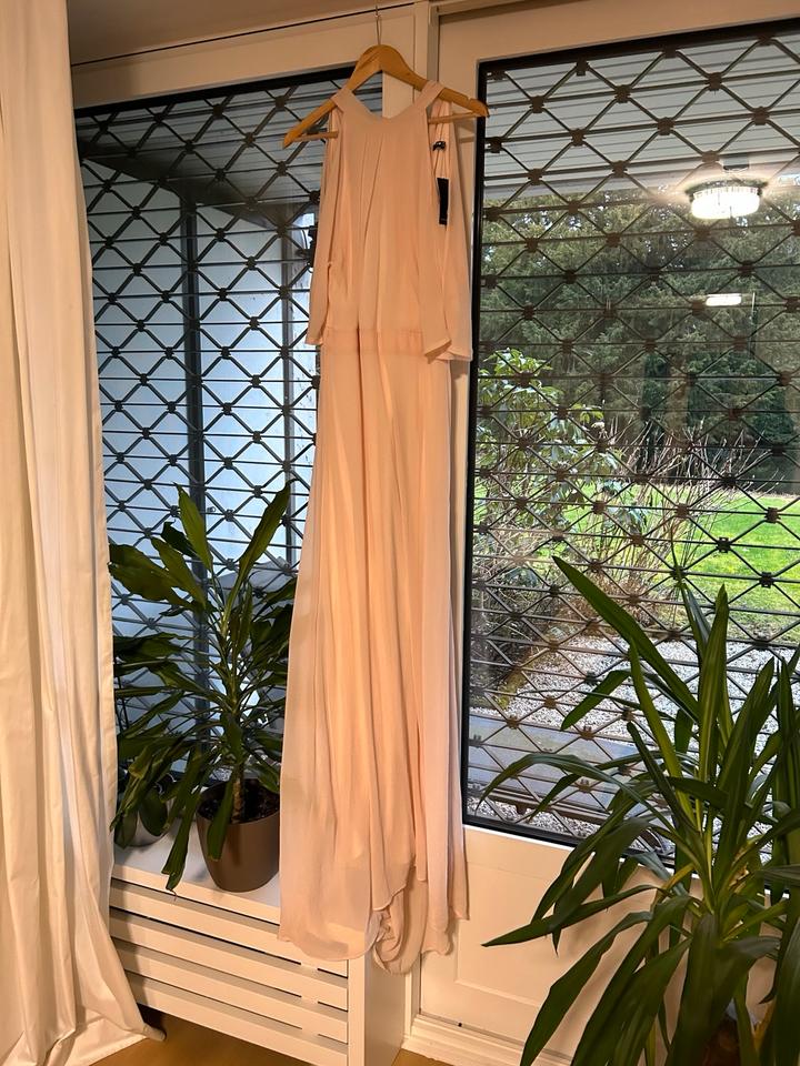 Kleid Creme gr. 40 L Schleppe Tüll Lang Hochzeit Standesamt in Düsseldorf