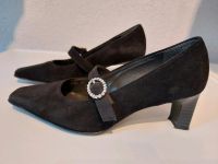 Spangen/Riemchen-Pumps schwarz 2 1/2,35/36,Rene by ara,Wildleder Baden-Württemberg - Waldbrunn Vorschau