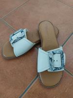 Tamaris Damen Pantoletten Leder beige neu Rheinland-Pfalz - Maxdorf Vorschau