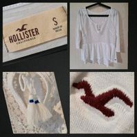 Hollister Shirt Tunika Bluse Baumwolle weiß 36/S Nordrhein-Westfalen - Erkelenz Vorschau