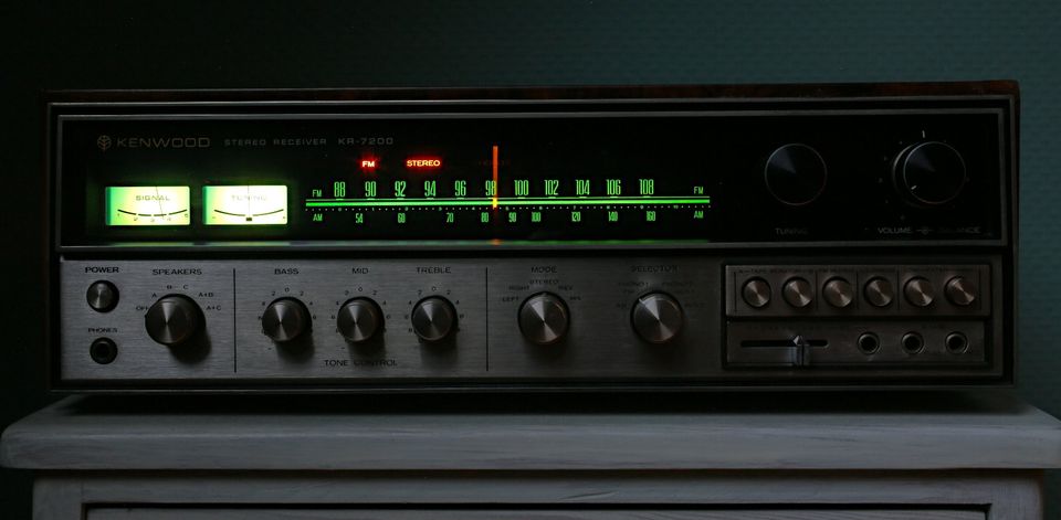 Kenwood KR-7200. Selten, sehr gepflegt, technisch top. Revidiert. in Gelnhausen