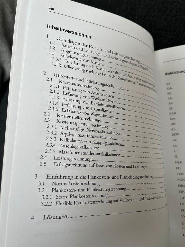Übungsbuch, Kosten und Leistungsrechnung, dritte Auflage in Großostheim