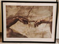 + Michelangelo + Die Erschaffung Adams (Ausschnitt) mit Rahmen + Niedersachsen - Langenhagen Vorschau