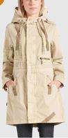 KHUJO Parka Übergangsjacke Jacke "Banele" Gr S 36 36/38 sand neuw Sachsen - Adorf-Vogtland Vorschau
