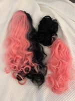 Split Dye Perücke Pink / Schwarz Düsseldorf - Bilk Vorschau