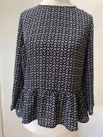 H&M Bluse dunkelblau Schößchen Bayern - Wolfratshausen Vorschau