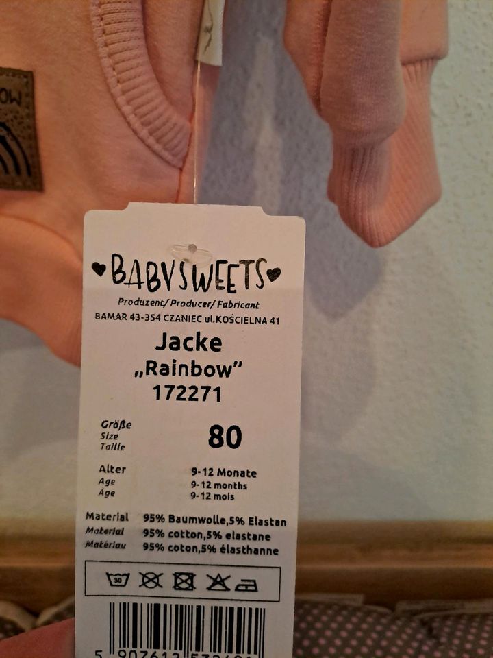 Sweatjacke Marke Babysweets neu mit Etikett in Kirchberg i. Wald