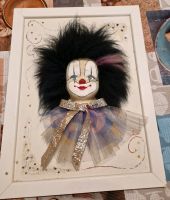 Wandbild Dekoration Maske Clown Harlekin Unikat Handarbeit Niedersachsen - Lemgow Vorschau