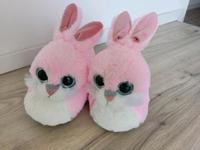 Hausschuhe Pantoffeln Plüsch Hase pink Nordrhein-Westfalen - Wilnsdorf Vorschau