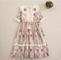Kleid Baumwolle Blume Stickerei Lolita pink elegant süß schön Buchholz-Kleefeld - Hannover Groß Buchholz Vorschau