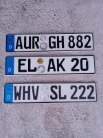 Nummernschild Kennzeichen Licence Plate. Niedersachsen - Rechtsupweg Vorschau