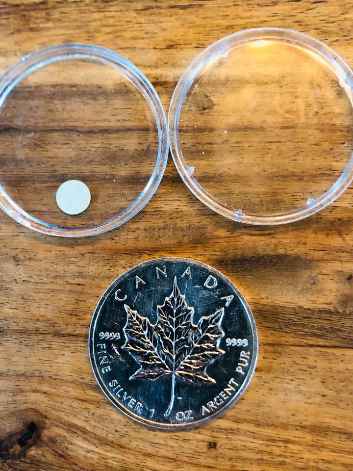 5 Dollar Silbermünze , 1 oz Fein-Silber 999, Maple Leaf - Kanada in Bockenem