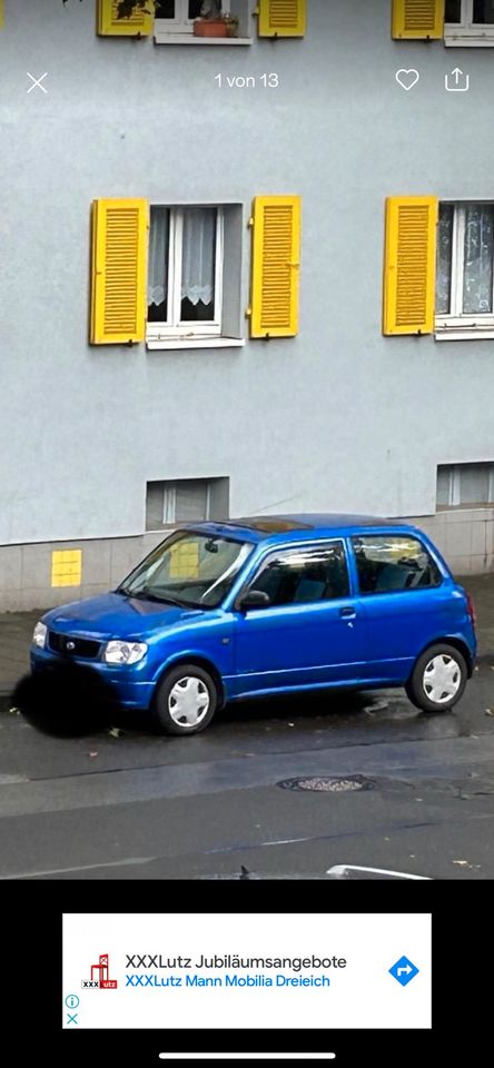 Auto Automatik Kleinwagen Daihatsu Cuore heute letzte Tag in Offenbach