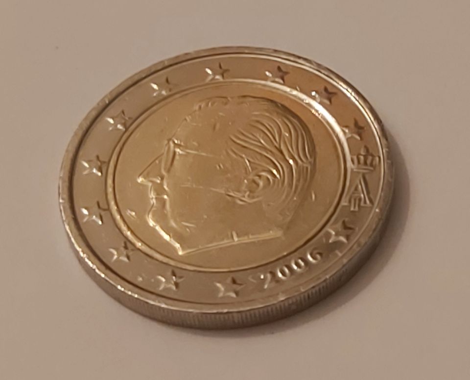 2€ Münze Belgien 2006 Fehlprägungen in Hamm