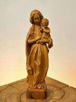 Madonna, Maria, heiligen Figur, Holz Schnitzerei,  Handarbeit, Bayern - Puchheim Vorschau