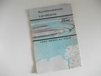 Vintage -Landkarte Ford Werke März 1967 Straßenkarte Berlin - Neukölln Vorschau