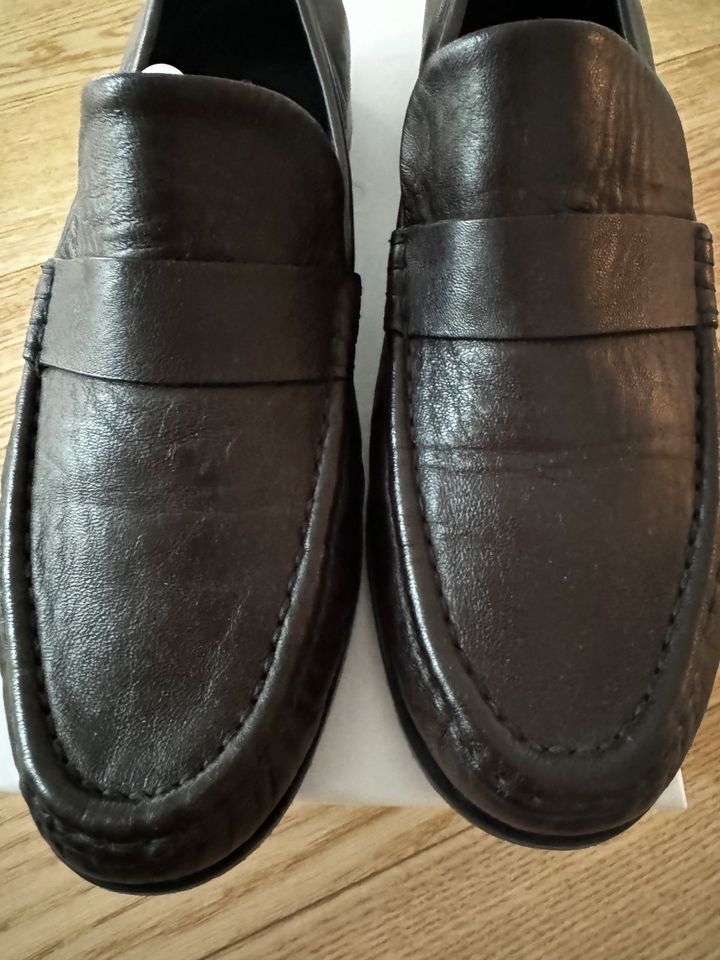 COS Penny Loafer Slipper Schuhe Leder Schwarz 41 Arket in Frankfurt am Main