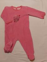 Flauschiger rosaner Langarmstrampler von Petit Bateau Größe 74 Rheinland-Pfalz - Volxheim Vorschau