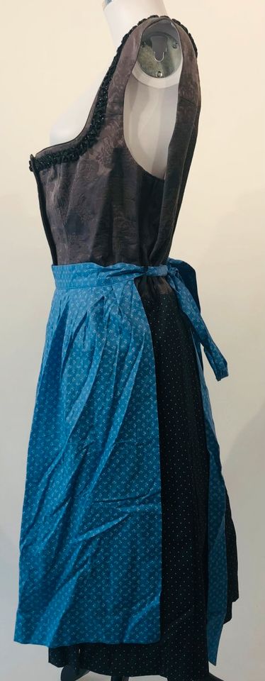 Berwin & Wolff Damen Dirndl blau/grau/schwarz Gr. 45 in Barsbüttel