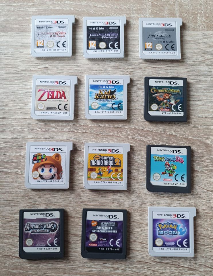 Nintendo 3DS Spiele Super Mario Zelda Fire Emblem Fates Pokemon in Wismar