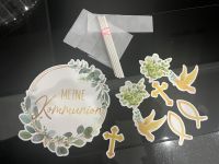 Kommunion Kuchendekoration Tortendeko Cake Topper Tortenaufsätze Baden-Württemberg - Stühlingen Vorschau