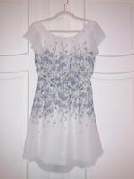 C&A Clockhouse Kleid 38 weiß lila Blumen Chiffon Sachsen - Bautzen Vorschau