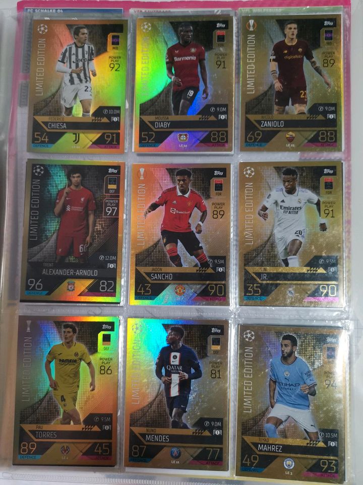 *MATCH ATTAX 22/23 Limited Edition 11 Karten GOLD * in Ravensburg