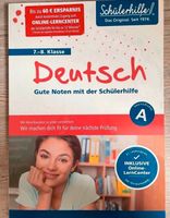 Schülerhilfe Deutsch - Übungsheft für Jg. 7/8 Hannover - Mitte Vorschau