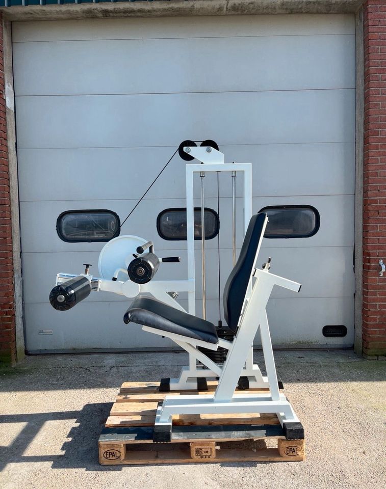 Panatta Fit 2000 Leg curl/ Beinbeuger/ Beuger White in Bocholt