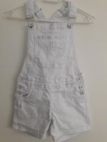 Schöne Mädchen Jeans Latzhose kurz Gr. 134 weiss Nordrhein-Westfalen - Oberhausen Vorschau