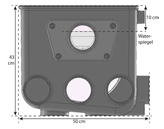 Aquaforte Trommelfilter Set mit Spülpumpe und UVC Teichfilter Neu in Weimar