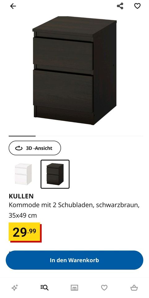 Nachttische 2 Stück von IKEA Kulle in Dortmund