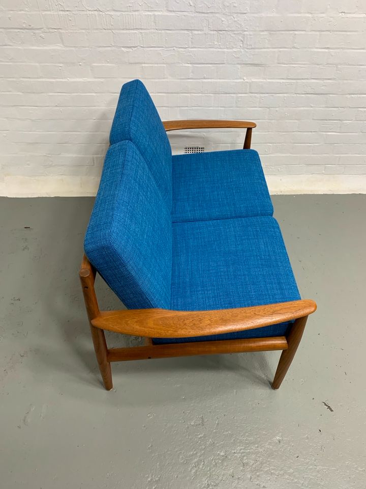 ◤ Sofa daybed grete Jalk Cado Vintage Teakholz Couch Zweisitzer Sessel Stuhl Teak mid Century Dänisch 50er 70er 60er Danish Retro Sitz Hocker Polster neu France son in Berlin