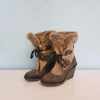 Bronx Stiefeletten Gr. 39 mit Keilabsatz Brandenburg - Birkenwerder Vorschau