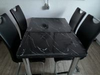 4 Stühle in Kunstleder schwarz zu verkaufen! Bayern - Memmingen Vorschau