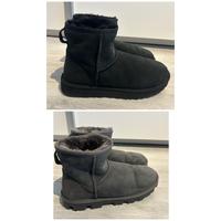 UGG Classic Mini Boot Schuhe Stiefel Grau und Schwarz  gr 39 Essen - Schonnebeck Vorschau