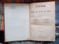 Antiquariat Lesebuch von 1880/Oldenburg/Hof Buchhandlung Niedersachsen - Rastede Vorschau