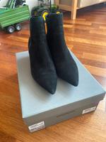 Stiefeletten aus Velourleder Düsseldorf - Pempelfort Vorschau