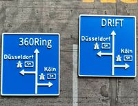 Autobahnschild Verkehrsschild Modellbau für Dr!ft Carrera SIKU Nordrhein-Westfalen - Kerpen Vorschau