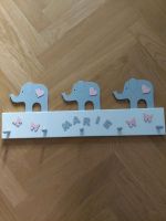 MARIE Garderobe für Kinder Handarbeit Elefant Schmetterlinge Sachsen-Anhalt - Mansfeld Vorschau