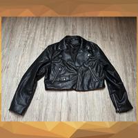 H&M / Gr. S / Kunstlederjacke / Bikerjacke / Jacke / Schwarz Hessen - Körle Vorschau