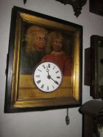 Uhrmacher Augenwender Öl auf Blech 2x Portrait Gemälde historisch Freiburg im Breisgau - Vauban Vorschau