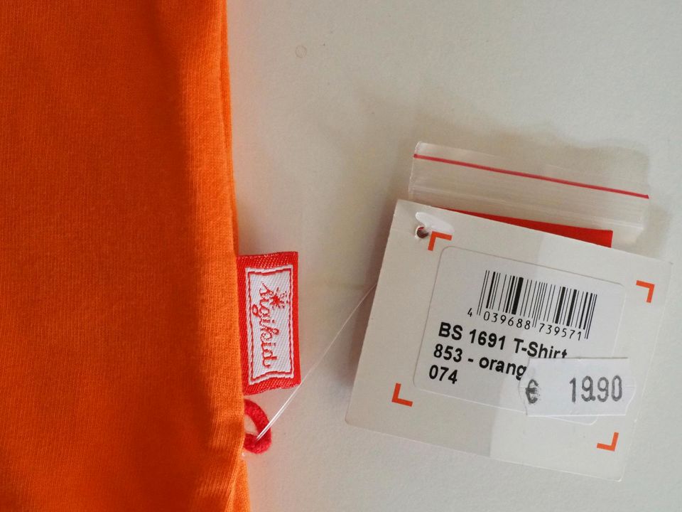 Sigikid T-Shirt orange Größe 74 in Kaufbeuren