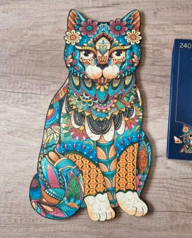 Holz-Puzzle Katze Premium Artefakt 240 Teile in Berlin