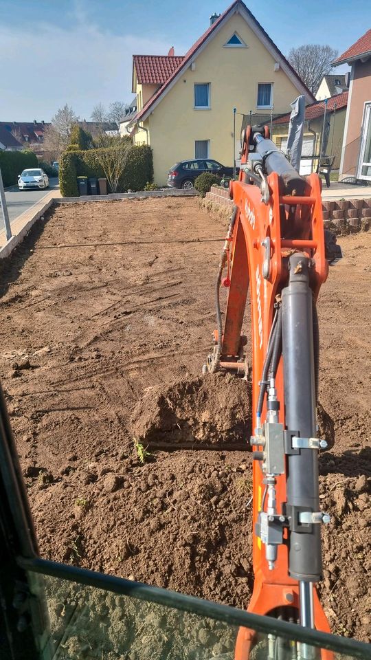 Fundament,Erdarbeiten,Aushub-arbeiten Baggerarbeit-Berliner Verbau in Darmstadt