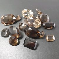 16x ausgefasster Echter Rauchquarz ( 197 Carat ) 10 - 25 mm Nordrhein-Westfalen - Recklinghausen Vorschau