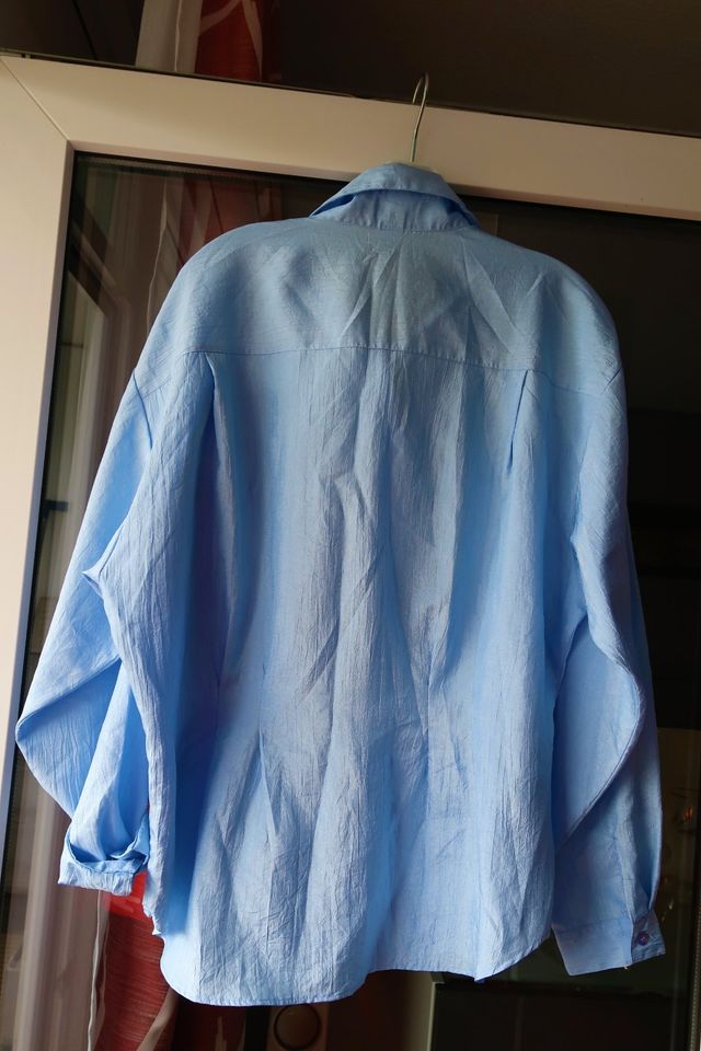 Damen Bluse Hemd Gr. 42 Schimmer zerknitterte Stoff Büro in Dortmund