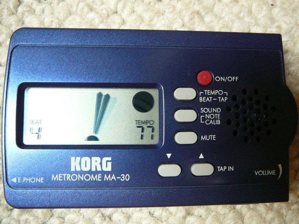 Korg Metronom MA-30 + Batterien in Kaltennordheim