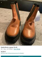 Vero Moda Stiefel Boots cognac Gr. 40 Leder Schleswig-Holstein - Flensburg Vorschau