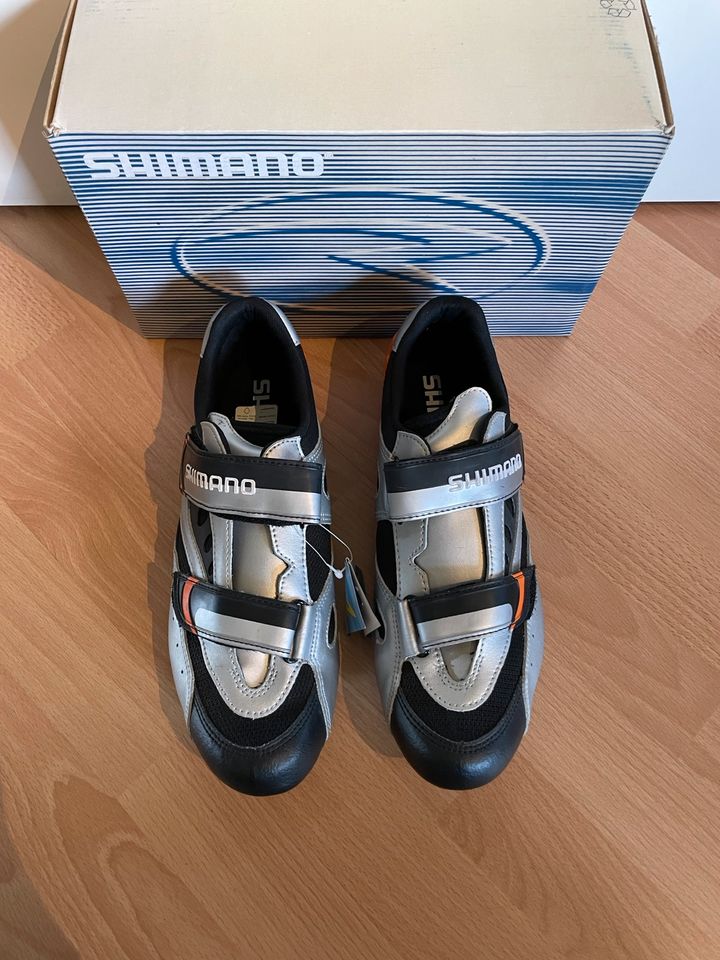 Shimano SH-R096 Radschuhe, Fahrradschuhe Größe 47 SPD SPD-SL Look in Werlte 